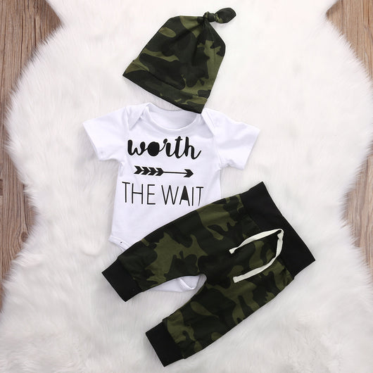 Conjunto de Bebé Niño Vale la Pena Esperar - Image 2
