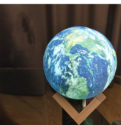 Lámpara 3D Luna y Tierra - Iluminación Decorativa Moderna