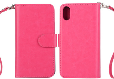 Funda iPhone X con Patrón Cuero Envejecido y 9 Ranuras para Tarjetas - Image 6