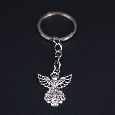 Llavero Ángel Vintage - Accesor de Metal Elegante