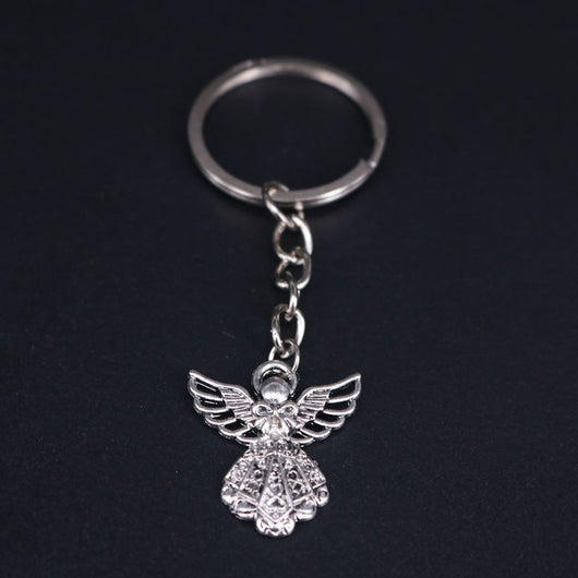 Llavero Ángel Vintage - Accesor de Metal Elegante