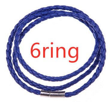 Pulsera de Cuero Trenzado Personalizada para Hombre con Nombre y Acero Inoxidable - Image 65