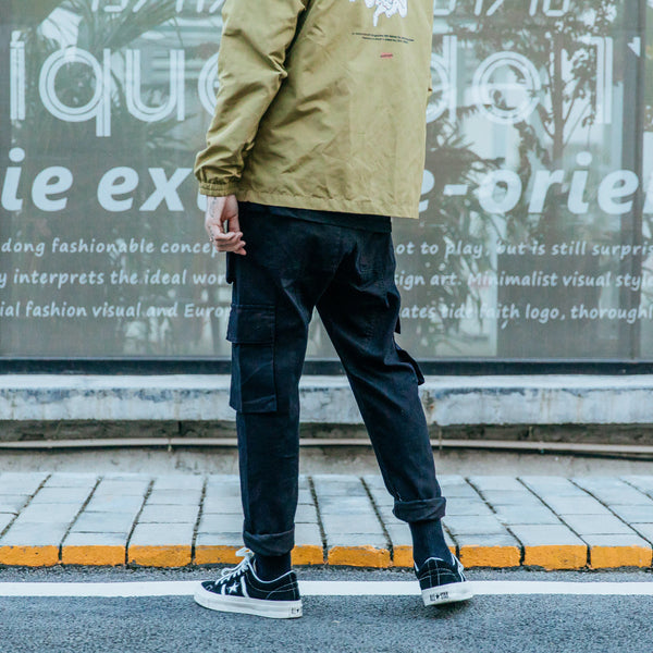 Pantalones cargo multibolsillos