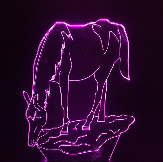Lámpara Decorativa Caballo con Luz Multicolor - Image 2