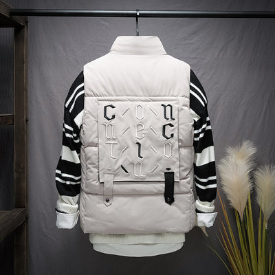Chaleco de Algodón Acolchado para Hombre - Cuello Alzado Invierno - Image 12