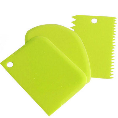 Set de 3 Espátulas de Plástico para Masa, Glaseado y Fondant - Image 5