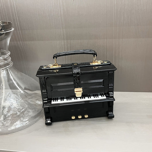 Bolso Bandolera Acrílico con Diseño Piano - Image 14