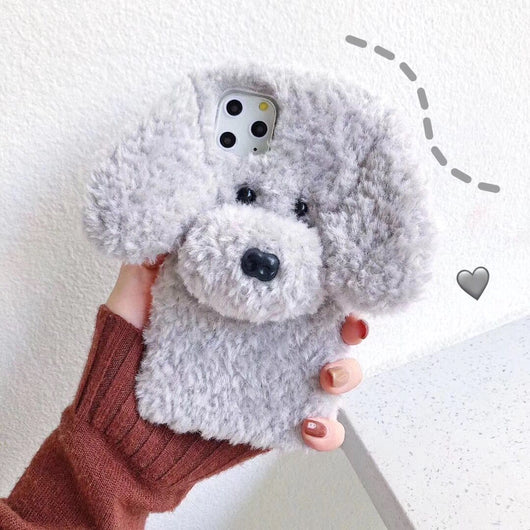 Funda Protectora para Celular con Perrito 3D Suave y Adorable - Image 7
