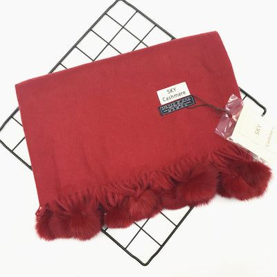 Bufanda Larga Mujer Otoño Invierno - Colores Sólidos Elegantes - Image 7