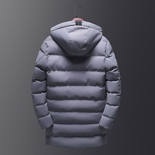 Chaqueta Acolchada de Plumas para Hombre - Corte Medio
