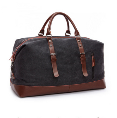 Bolsa de Lona Retro para Viajes - Mochila de Gran Capacidad para Hombre - Image 6