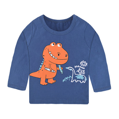 Playera infantil de algodón con diseño de caricatura - Image 2
