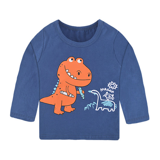 Playera infantil de algodón con diseño de caricatura - Image 2