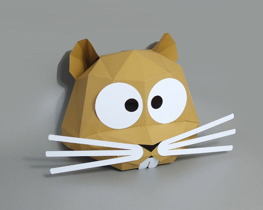 Máscara Facial de Papel Modelo Animal de Cara Completa - Image 13