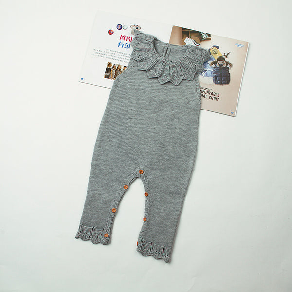 Pelele Infantil sin Mangas con Volantes