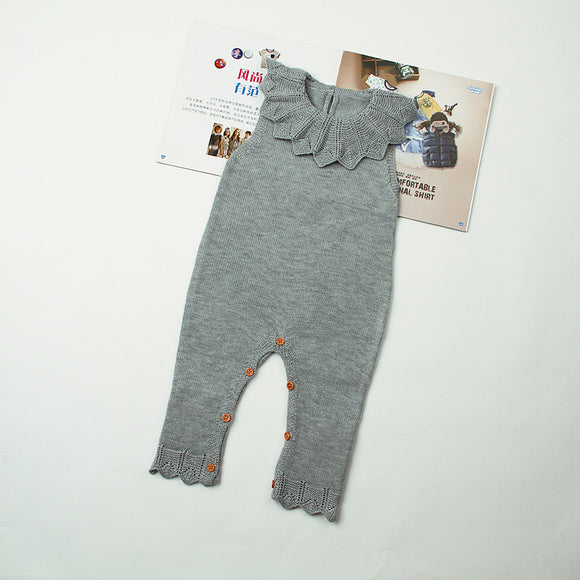 Pelele Infantil sin Mangas con Volantes