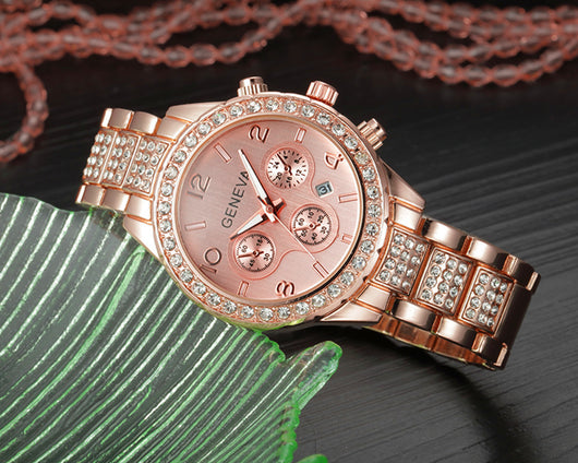Reloj de Acero con Calendario de Tres Ojos - Image 12