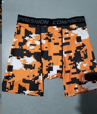Pantalones Cortos de Compresión Camuflaje para Hombre - CrossFit y Fitness - Image 9
