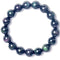 Pulsera de Obsidiana con Ojo de Arcoíris - Púrpura y Verde