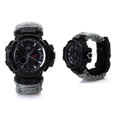 Pulsera de Supervivencia Táctica War Wolf 2 - Kit Multi-Función con Brújula y Cuchillo - Image 6