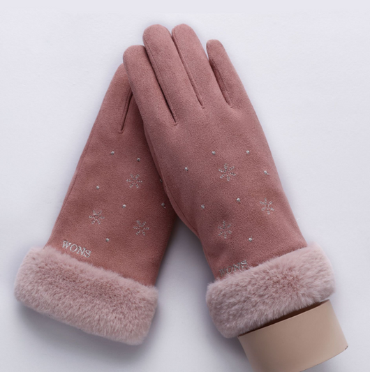 Guantes Térmicos de Cachemira para Mujer con Oso Adorable y Pantalla Táctil - Image 30