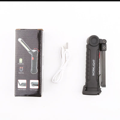 Linterna LED de Trabajo Recargable por USB con Luz de Emergencia - Image 3