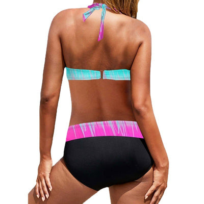 Bikini de Playa con Corte Lateral para Vacaciones - Image 8