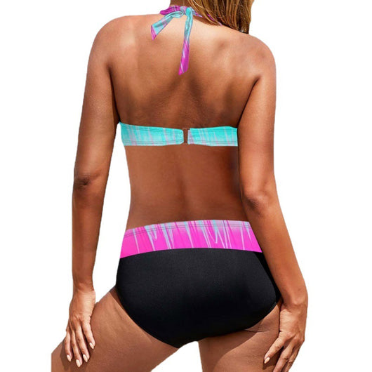 Bikini de Playa con Corte Lateral para Vacaciones - Image 8