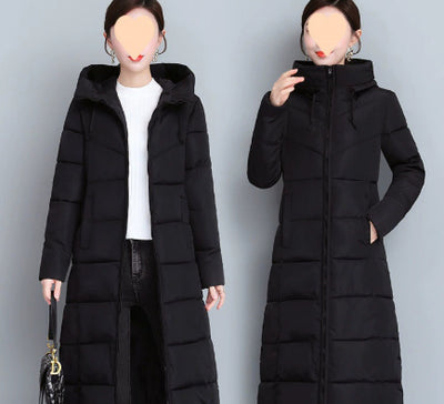 Abrigo Acolchado Talla Grande Estilo Occidental para Mamá - Invierno Cálido - Image 4