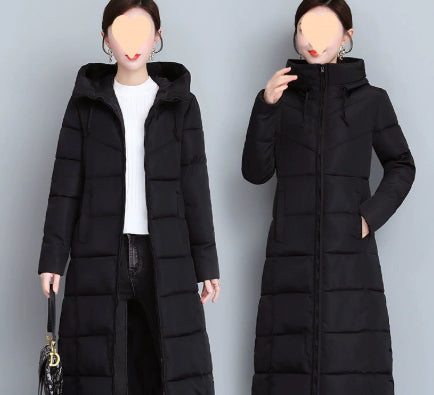 Abrigo Acolchado Talla Grande Estilo Occidental para Mamá - Invierno Cálido - Image 4