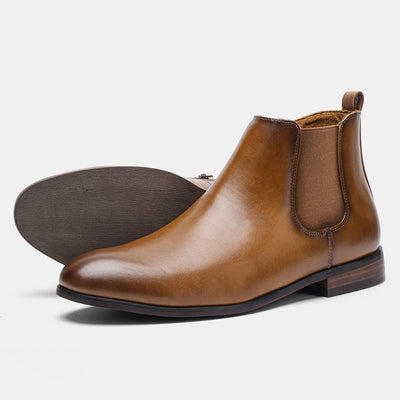 Botas Chelsea Talla Grande para Hombre - Diseño Clásico en Madera Natural - Image 7