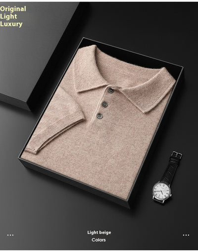 Polo Camiseta de Cachemira con Mangas a la Altura del Codo - Image 12