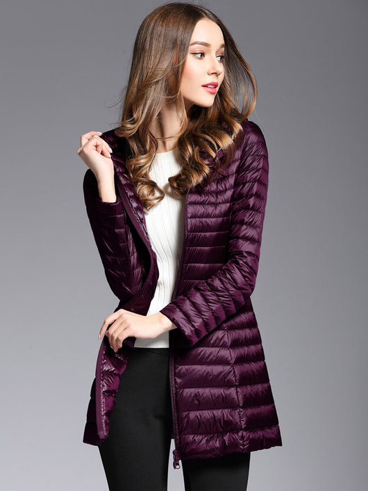 Chaqueta Acolchada Ligera de Plumón para Mujer - Image 5