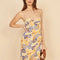 Vestido Estampado con Abertura Lateral