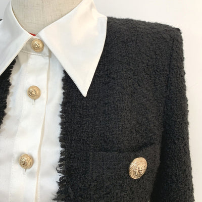 Chaqueta de Botones con Bordado de León - Image 2