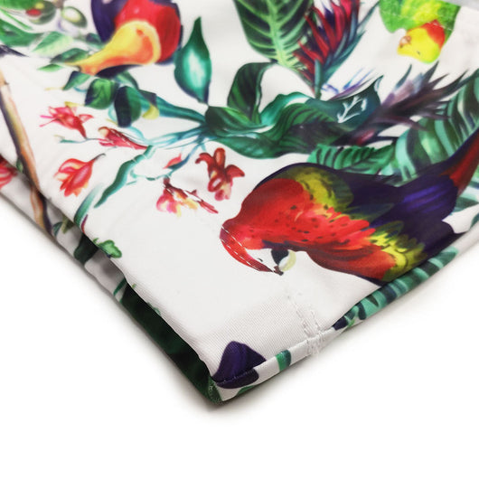 Bóxer de Baño Hombre con Estampado Floral y Aves - Image 12