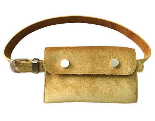 Billetera de Lujo Coreana para Mujer con Bolsillos y Terciopelo Dorado - Image 9