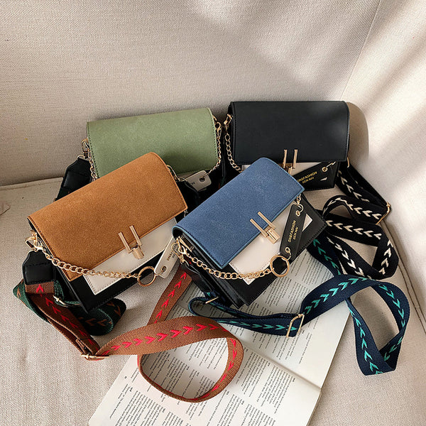 Bolsa de Hombro Cuadrada Translúcida Portátil
