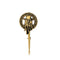 Power Game King Scepter Hand BROOCH BADGE Commemorative Ancient Dorado