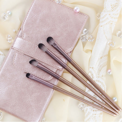Set de Brochas de Maquillaje Corazón Rosa - Brochas para Sombras - Image 16