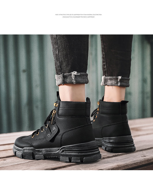 Botas Martin Altas Estilo Británico - Image 8