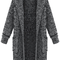Cardigan con Capucha Oversized Suave y Cómodo