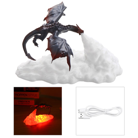 Lámpara LED Dragón de Fuego 3D Impresa - Decoración Luminosa Infantil - Image 2