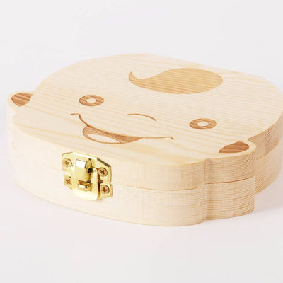 Caja de Madera Organizadora de Dientes para Bebés y Niños - Image 7