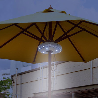 Paraguas LED con Lámpara Integrada para Jardín y Playa
