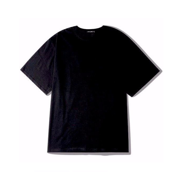 Camiseta Básica Cuello Redondo Bordado Serpiente - Talla Grande Hombre