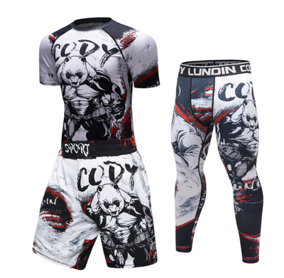 Camiseta Compresión MMA Rashguard 3D para Hombre - Fitness y Crossfit - Image 3
