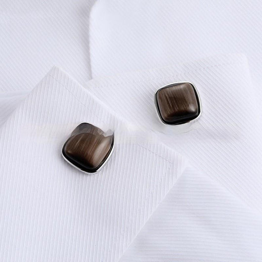 Gemelos de Ópalo Premium para Hombre - Accesorios de Lujo para Camisa Francesa - Image 4