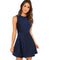 Falda Mini A-Line Casual Versátil