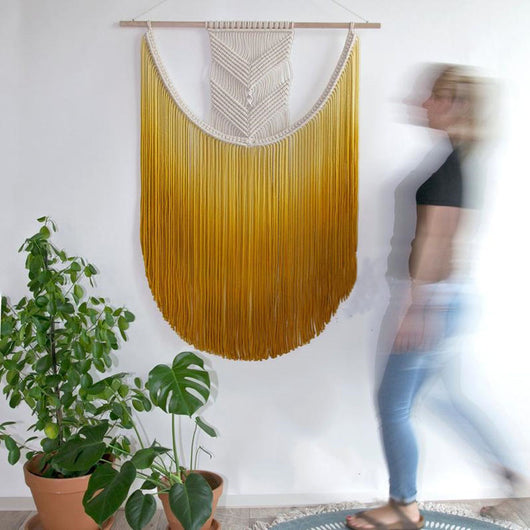 Tapiz Bohemio Tejido a Mano con Tintes Naturales - Image 12